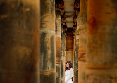 The loggier at Hever Castle wedding photography