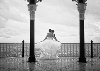 Brighton Wedding Photographer at the Bandstand on Brighton Beach